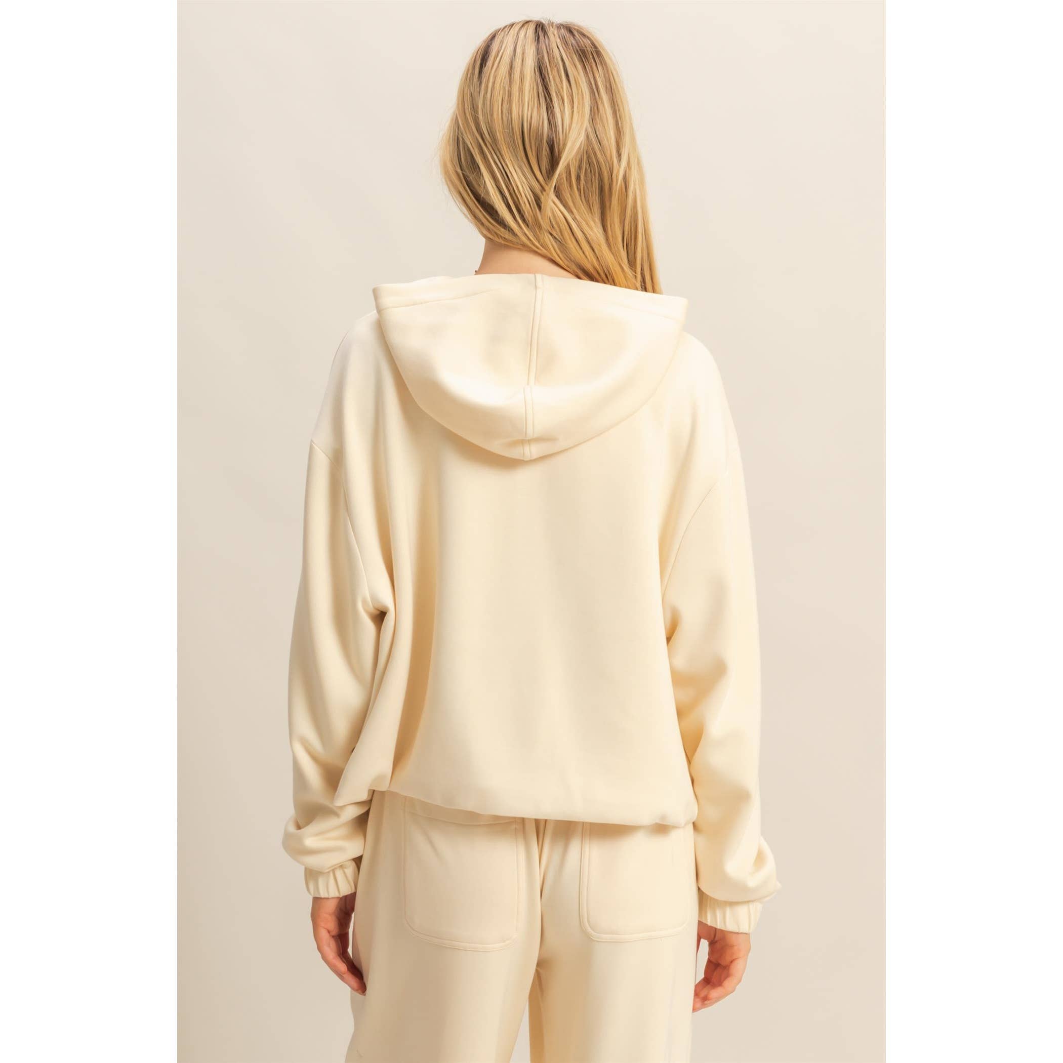 HYFVE - Vente Sweat à capuche – femme - Sweat à capuche zippé décontracté chic22