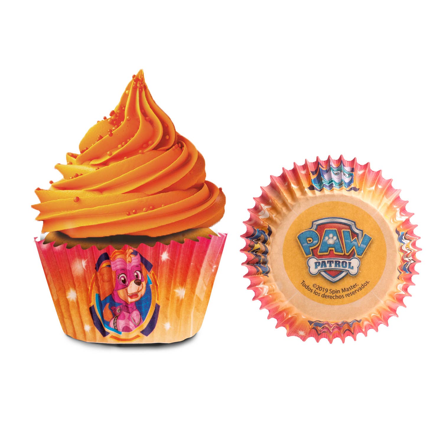 dekora - Wholesale Cupcake/Muffin Liner - BLISTER PACK OF 25 PAW PATROL CUPCAKE CAPSULES Ø 5 CM H 3 CM3