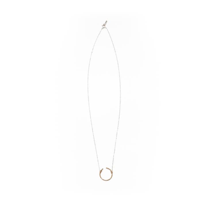 Trecy Bleich jewelry - Wholesale Pendant/Charm Necklace - Open Circle LARGE necklace