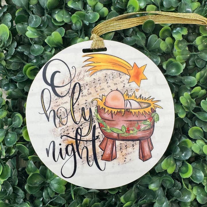 O Holy Night Christmas Ornament for wholesale by Boutique Unique