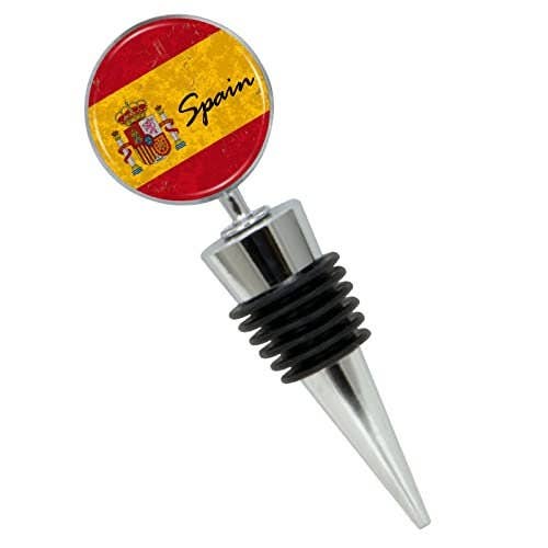City Souvenirs – wholesale Vinkork – Spaniens flagga och sköld vinflaskpropp i presentförpackning