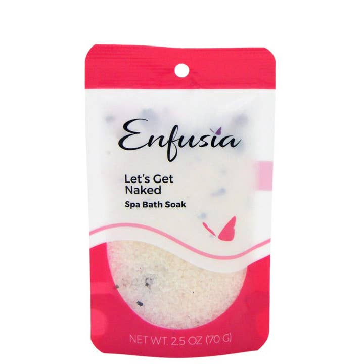 Enfusia - Vente Lait de bain - Spa Bain Tremper 2,5 oz - Let's Get Naked