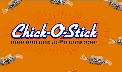 O'Shea's Candies Sweet Shop - Wholesale Chocolate Covered Sweets - Nostalgic 1952 Original Chick-O-Stick 36ct Display Box 3