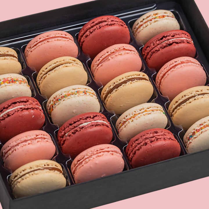 It's a Girl! Macaron Gift Box for wholesale by Olivia Macaron