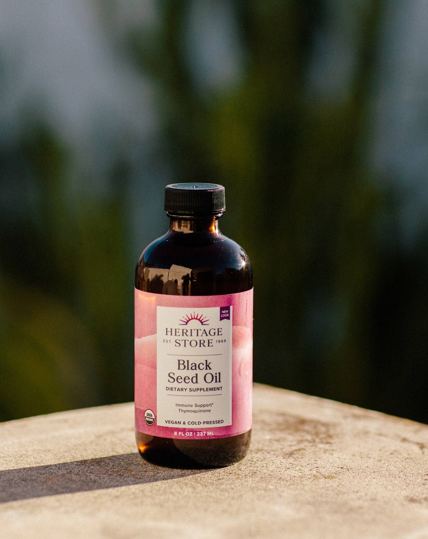 Heritage Store - Wholesale Oral Supplement/Vitamin - Black Seed Oil, Organic 8 oz/16 oz5