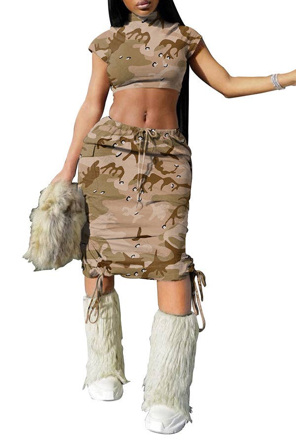 MB Fashion Wholesale - Wholesale Top & Skirt Set - Women's - MB FASHION 6 COLORS 2 PCs SET 1092LY9