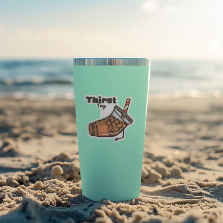 Punaballoo – Großhandel Aufkleber – Durstfalle – Eiskaffee Vinyl-Aufkleber - Wasserdicht & Matt8