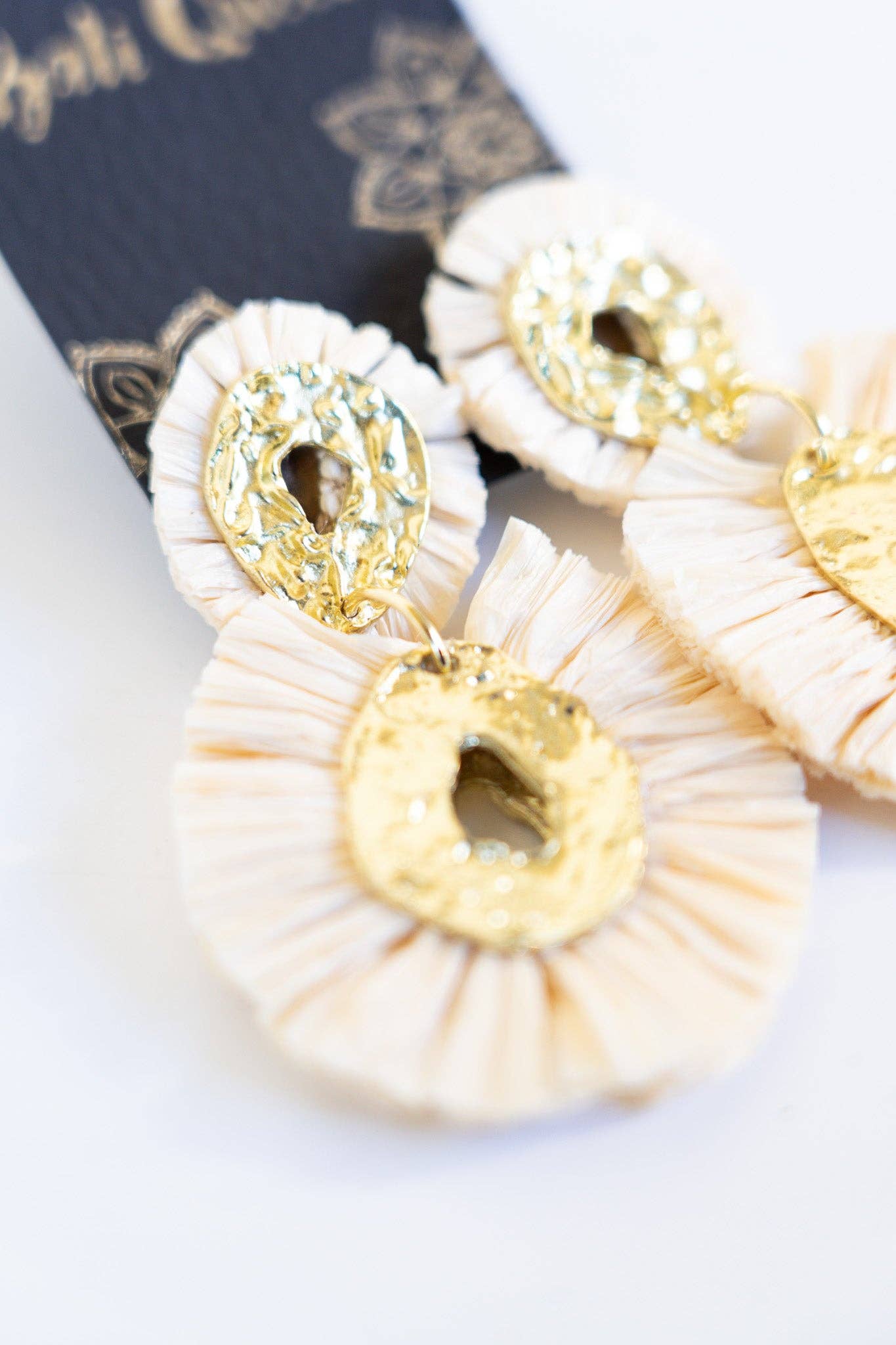 Bali Queen - Wholesale Dangle Earrings - Ra Ra Rattan Earring2