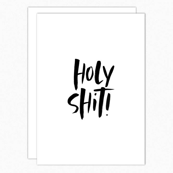 Carte de félicitations Holy Shirt pour la vente par In A Nutshell Studio