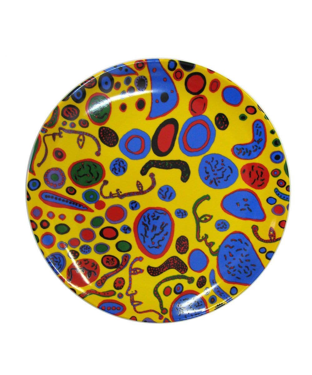 Titre par défaut Assiette en céramique Love Was Infinitely Shining x Yayoi Kusama en vente sur Faire2