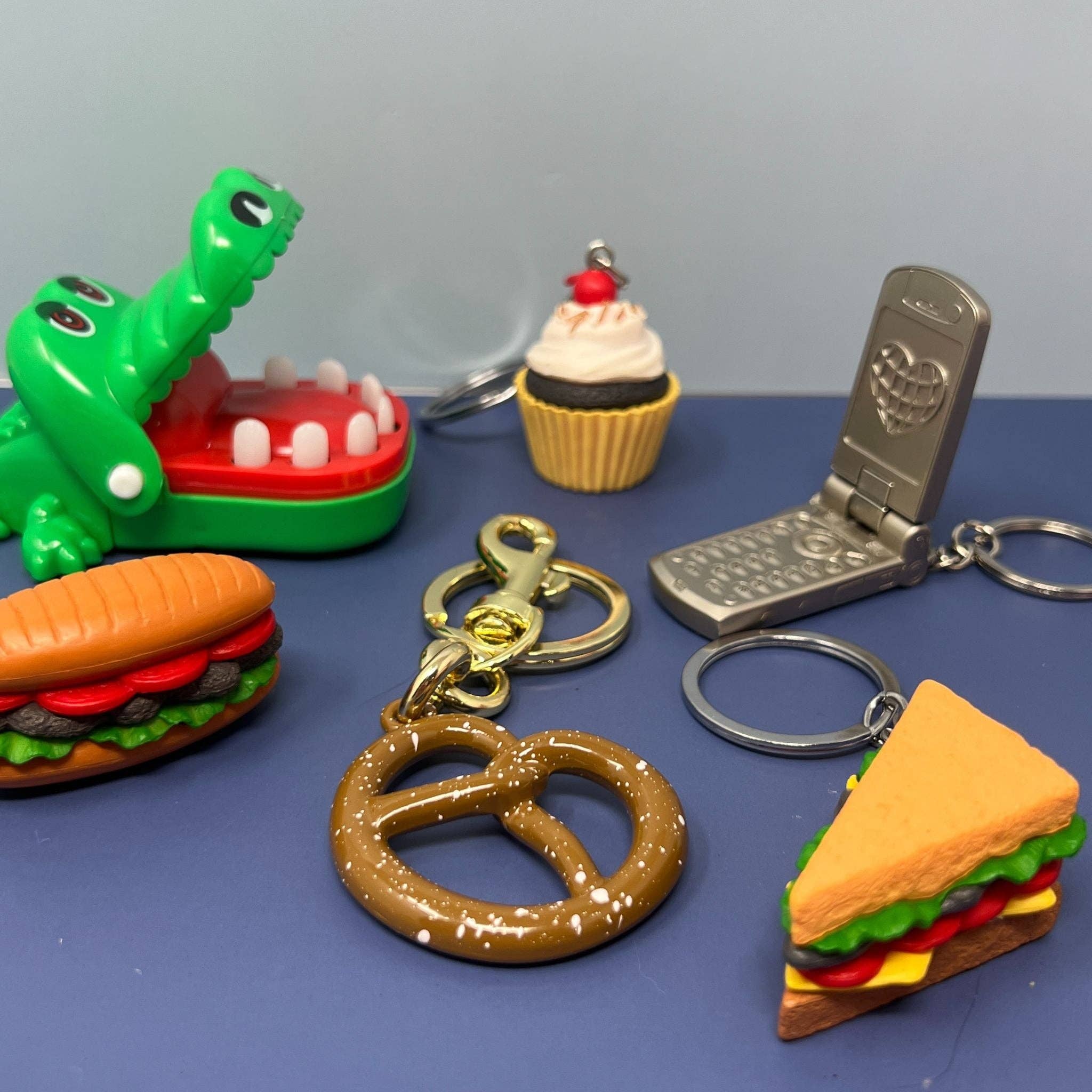 Rainbow Unicorn Birthday Surprise - Wholesale Keychain - Unisex - Y2K Flip Phone Keychain – 90s Style Retro Cell Phone Bag Charm for Nostalgic Accessories3