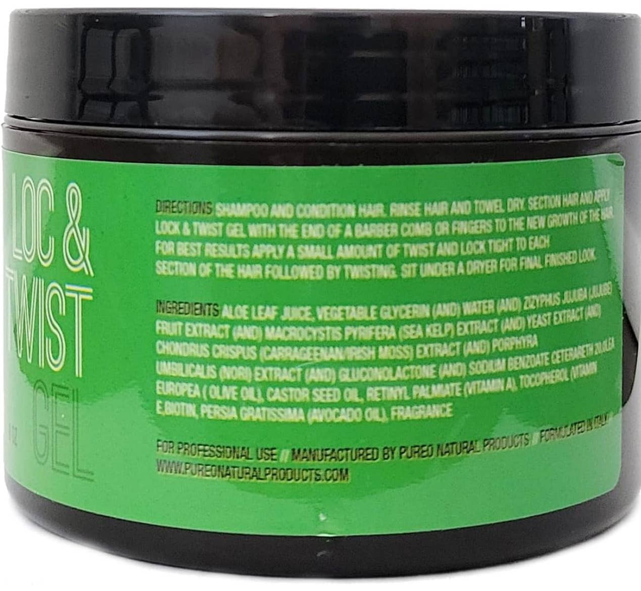 GIFTHAIRS BEAUTY STORE – Gel/mousse para Cabelos por atacado – GEL PURE LOC & TWIST 16oz2