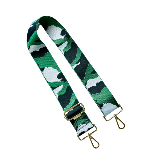 Thomas and Lee Company - Wholesale Bag Strap - Women's - Camo Print Adjustable Bag Strap - Gold Hardware - 10 colors available2