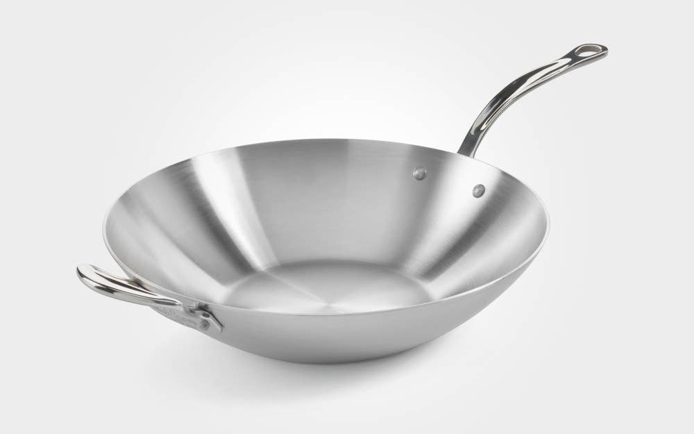 samuel groves - Wholesale Wok - Classic 40cm Stainless Steel Triply Wok2