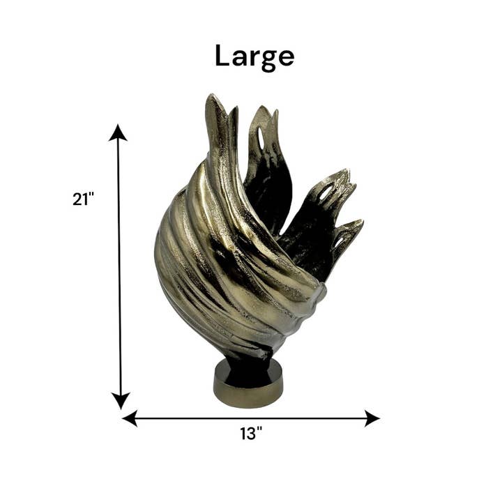2626 Designs - Venta al por mayor Escultura - Escultura decorativa de aluminio con forma de flor de arte moderno4