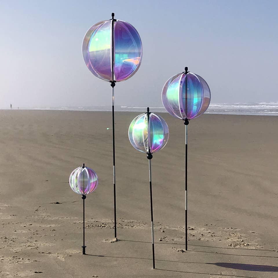 In the Breeze, LLC. - Wholesale Wind Spinner - Iridescent 16" Gazing Ball Spinner3