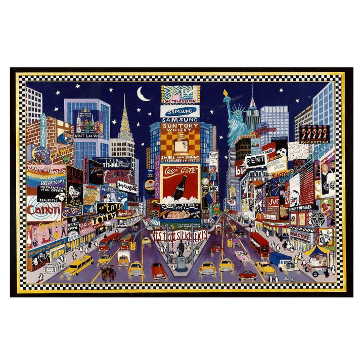 Jigsaw Puzzle Times Square 1000 peças por atacado de Wuundentoy