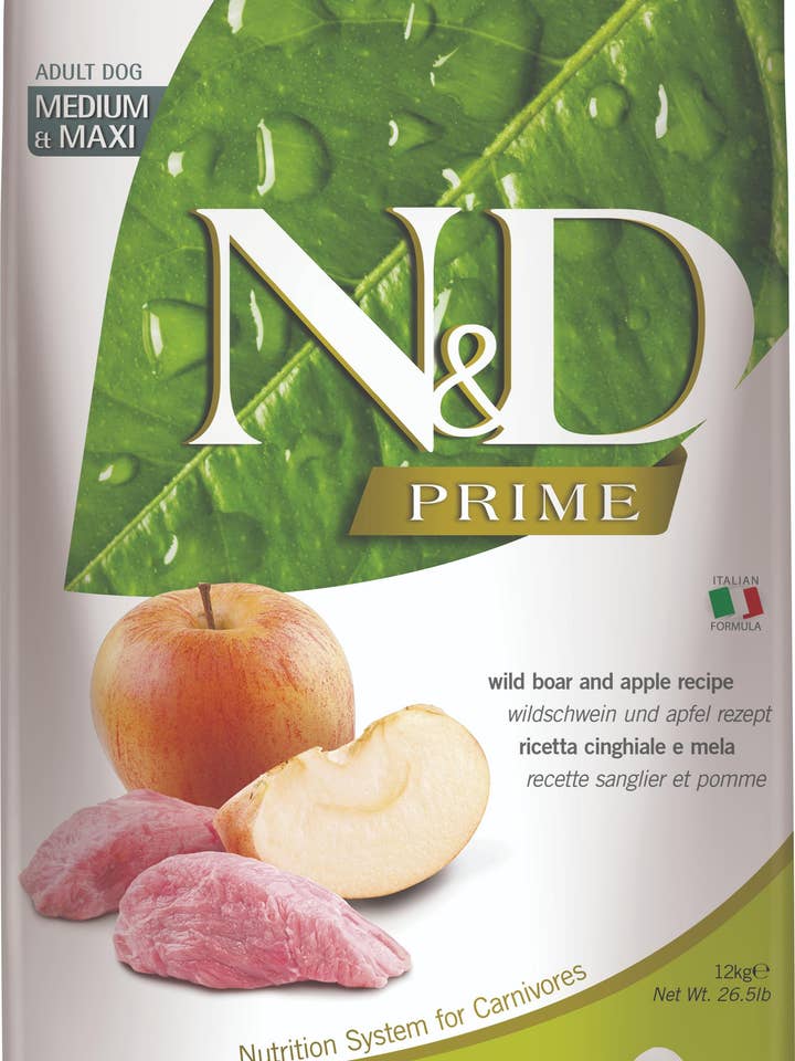 N&D Prime Wild Boar Adulto/Maxi 12 kg. por atacado de Finest Petfoods