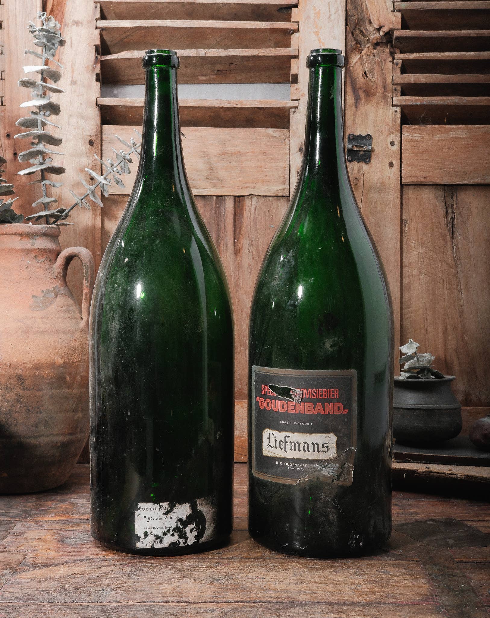 Golden Oldies Antiques – wholesale Decorative tabletop object – Methuselah Oversized Wine Bottle1