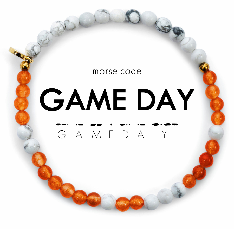 ETHICGOODS - Wholesale Beaded Bracelet - Morse Code Bracelet | GAME DAY10
