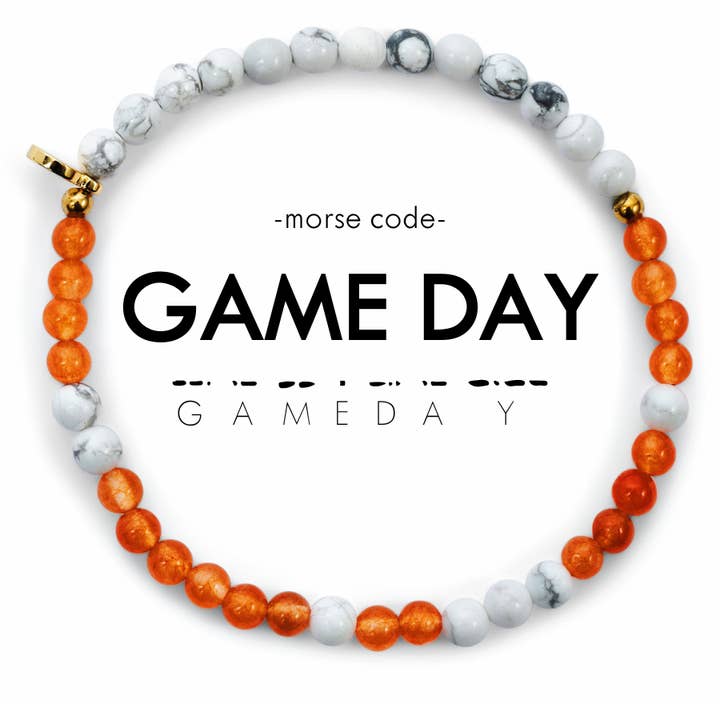 ETHICGOODS - Wholesale Beaded Bracelet - Morse Code Bracelet | GAME DAY10