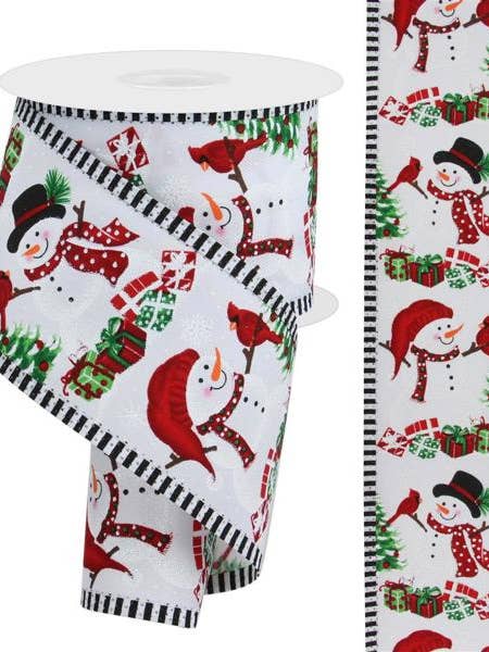 BONHOMMES DE NEIGE DE 2,5 POUCES X 10 MÈTRES, CARDINAL/CADEAUX, BLANC/MULTICOLORE (AI) pour la vente par Waterman's Loft Inc.