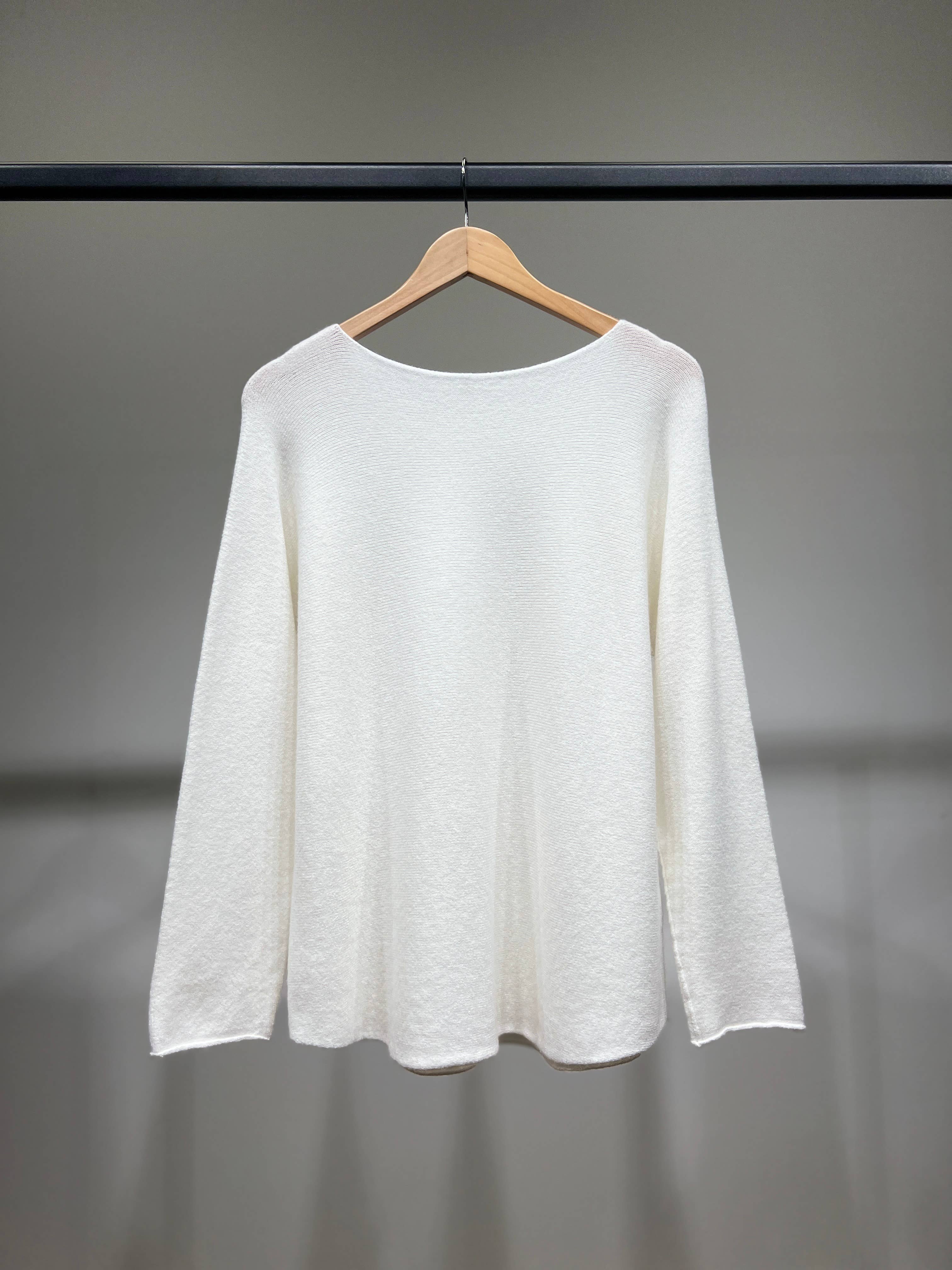 L'Emotion - Vendita all'ingrosso Maglione tricot - Donna - Maglione lavorato a maglia a maniche lunghe con scollo tondo in viscosa     9