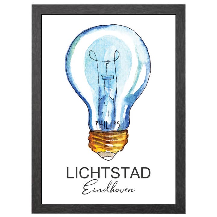 A2 Poster Lichtstad Eindhoven in Frame for wholesale by JOYIN