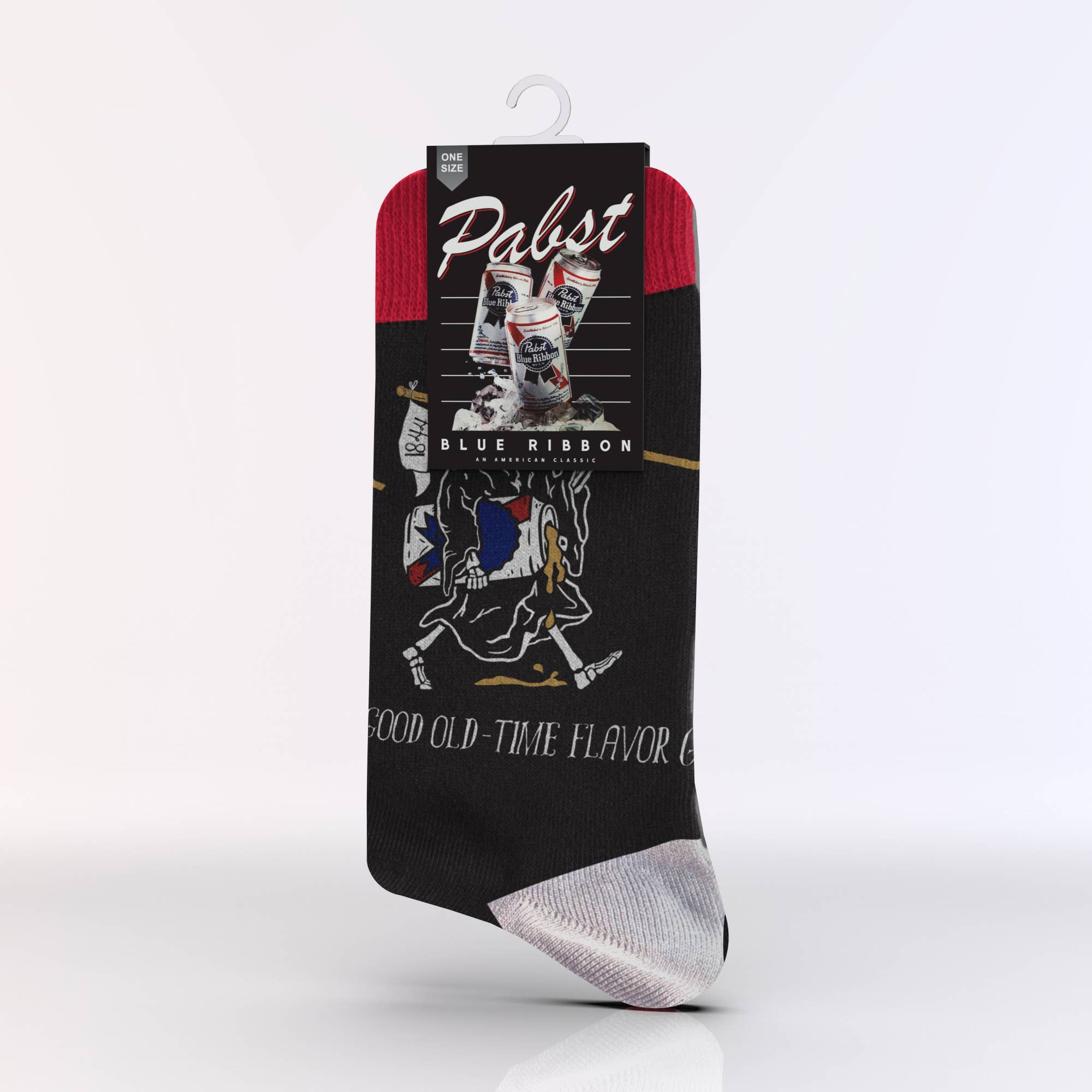 Smithco Distributing – wholesale Sock slippers – Unisex – PBR Socks - Novelty Socks, Beer Drinking Socks30