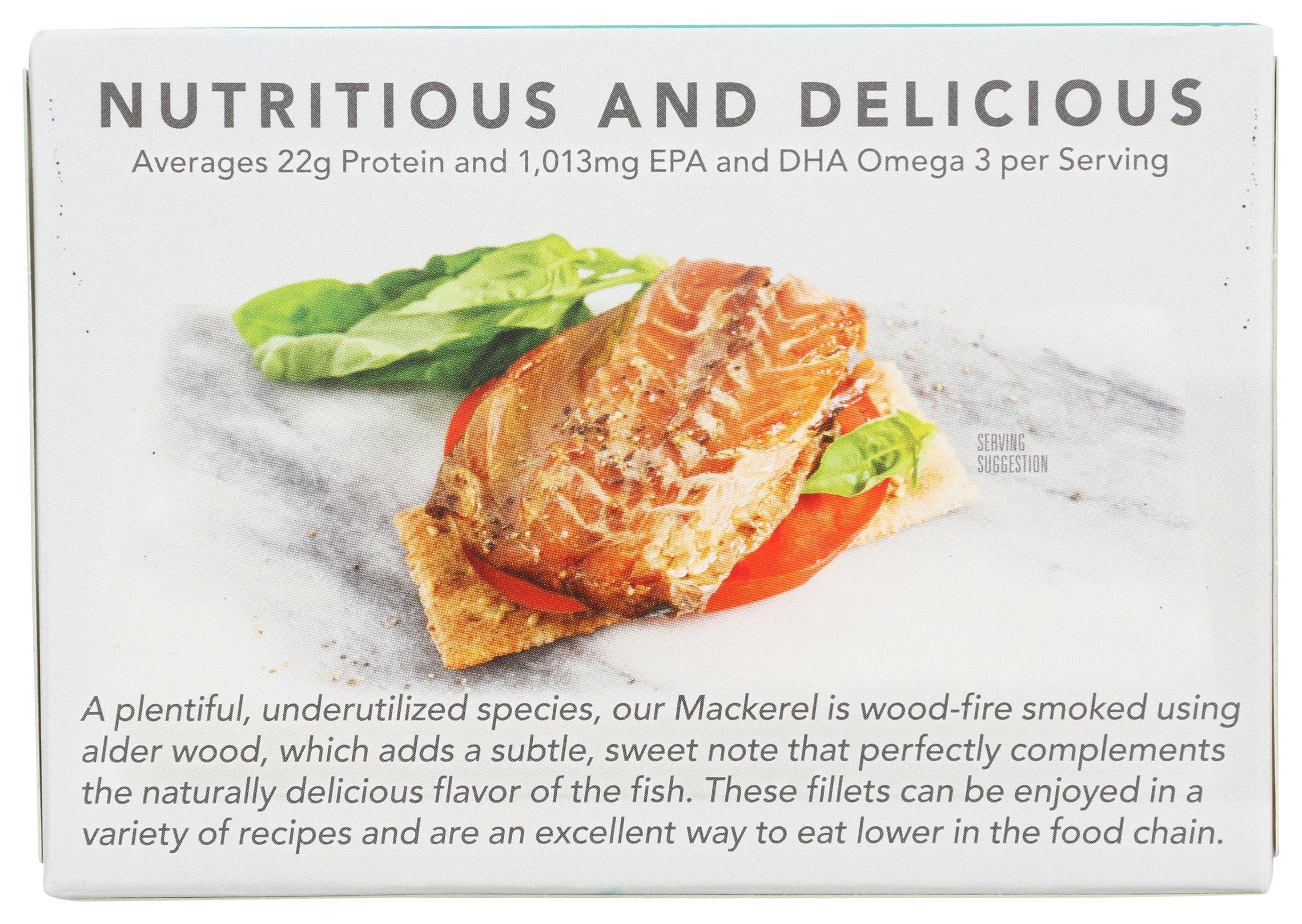 Everyday Supply Co - Wholesale Tinned Fish - WILD PLANET MACKEREL WILD SMOKED - Case of 121