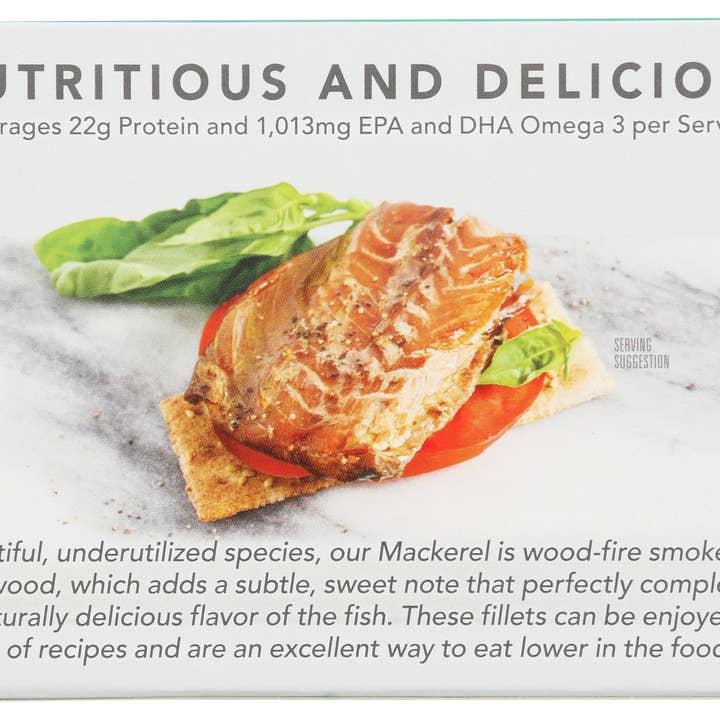 Everyday Supply Co - Wholesale Tinned Fish - WILD PLANET MACKEREL WILD SMOKED - Case of 121