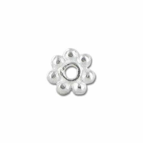 SSS-101-5MM Sterling Silver Daisy Bead Spacer for wholesale by Bali Designs