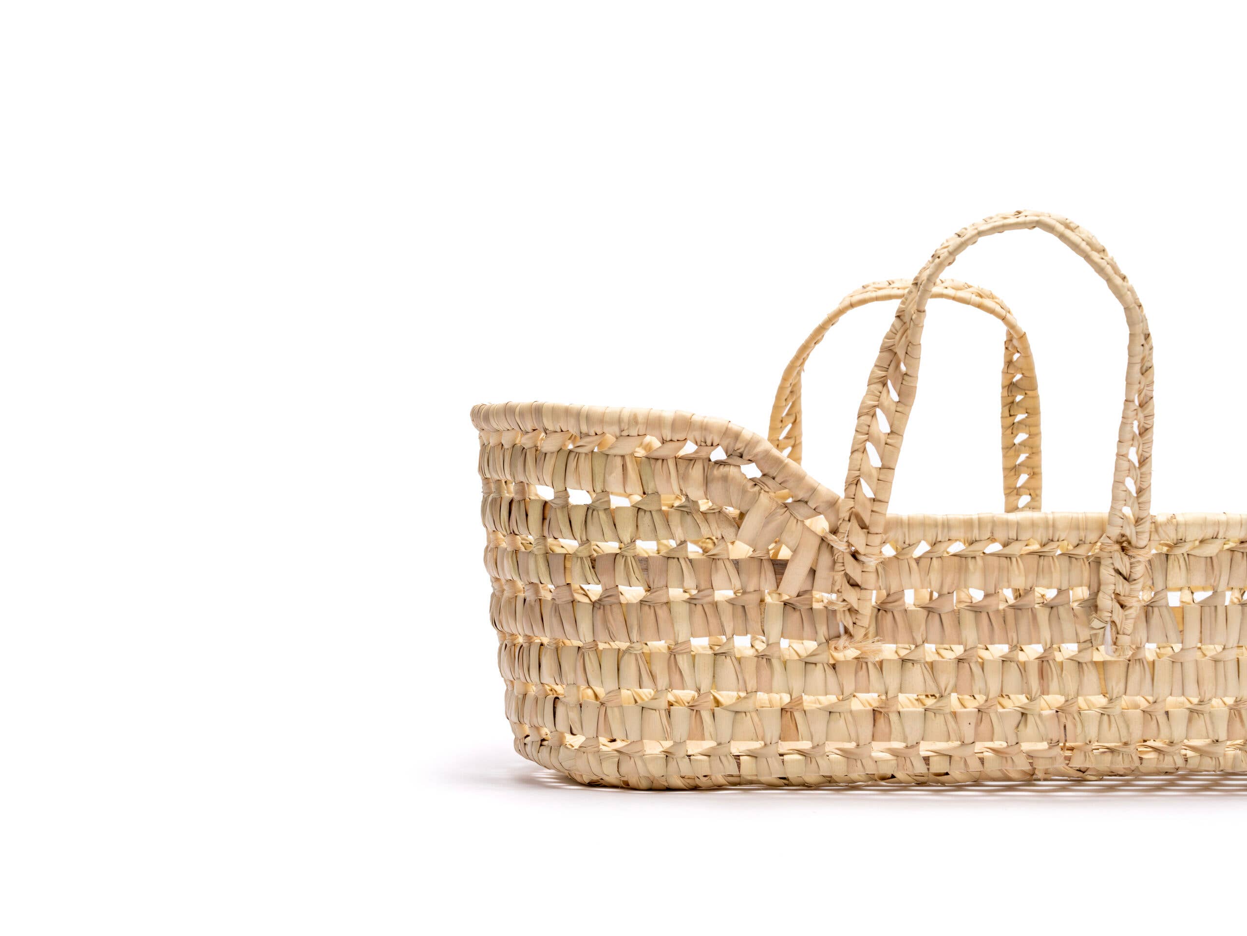 ZocoChic - Wholesale Doll Accessory Kit - Kids - Palm cradle for dolls, doll bed, wicker basket1