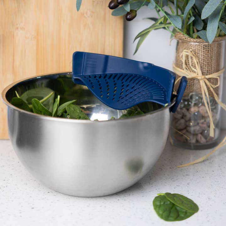 Fox Run Brands – Großhandel Küchengerät – Fox Run Silikon-Topfsieb zum Anklemmen, 9” x 3,8” x 2,4”1