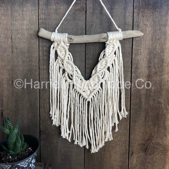 30+ Colors Medium Size Macrame Wall Hanging for wholesale by Harriet Handmade Co.