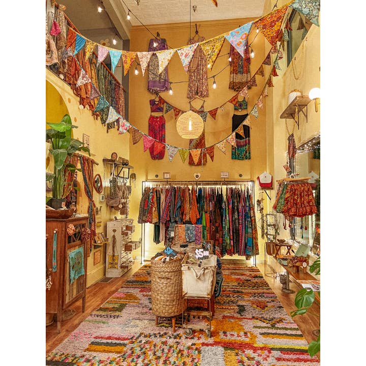 Gardenbelle Shop - Wholesale Flag - Recycled Hippie Boho Pennant Flags, Bohemian Decor2