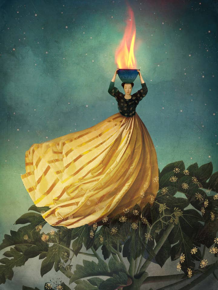 Easter Fires- Artist: Catrin Welz-Stein - CD 128 for wholesale by Masala Cards