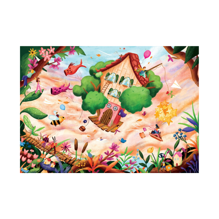 Trevell - Vente Puzzle – adulte - Puzzle La Maison Volante - Trevell - 1000 pièces2