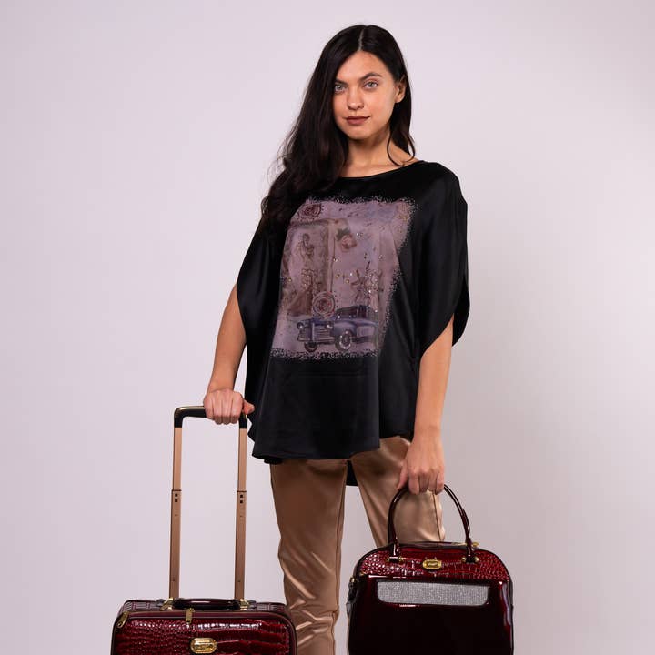 Brangio Italy Dazzle Shine Spinner Wheeled Carry-On Luggage for wholesale by Brangio (Italy) Company Inc.