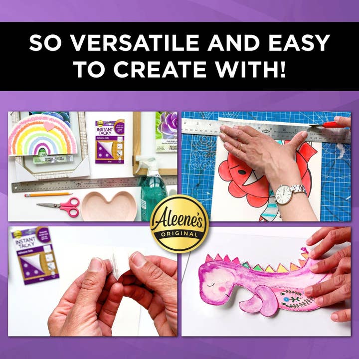 Ilovetocreate - Wholesale Glue - Aleenes Instant Tacky Adhesive Dots 1/2 Inch 120 pc.3