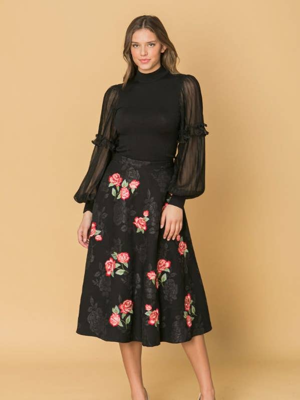 EIN GEWEBTER ROCK-BIK1133 für den Großhandel von FLYING TOMATO