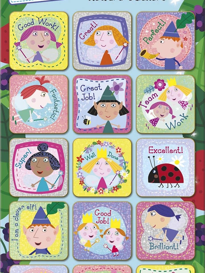 Ben & Holly Beloningsstickerpakket voor wholesale door Paper Projects Ltd
