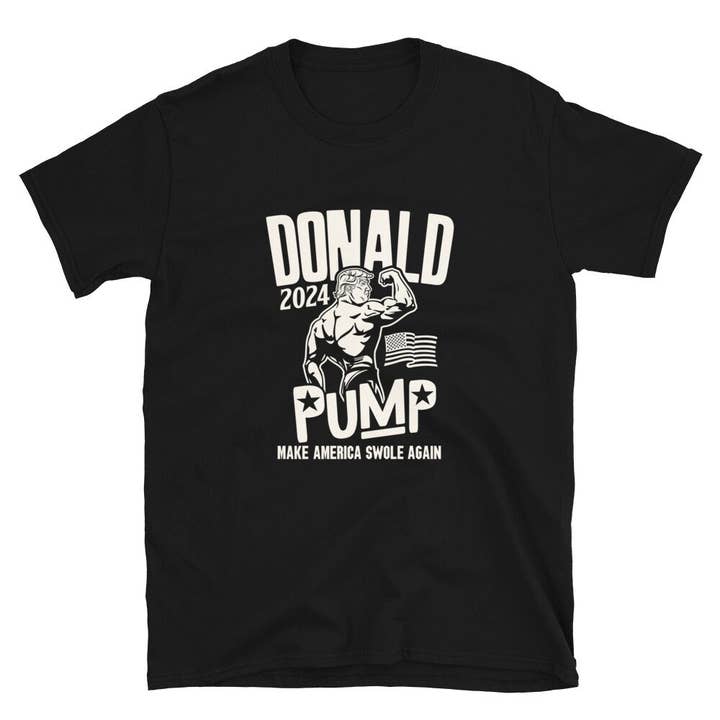 CVH DREAMY LTD - Wholesale T-Shirt (Graphic) - Unisex - Donald Trump Election 2024 Shirt, Make America Swole Again