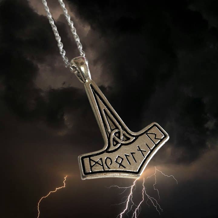 Magic Moon - Wholesale Pendant/Charm Necklace - Talisman Amulet Thor's Hammer0