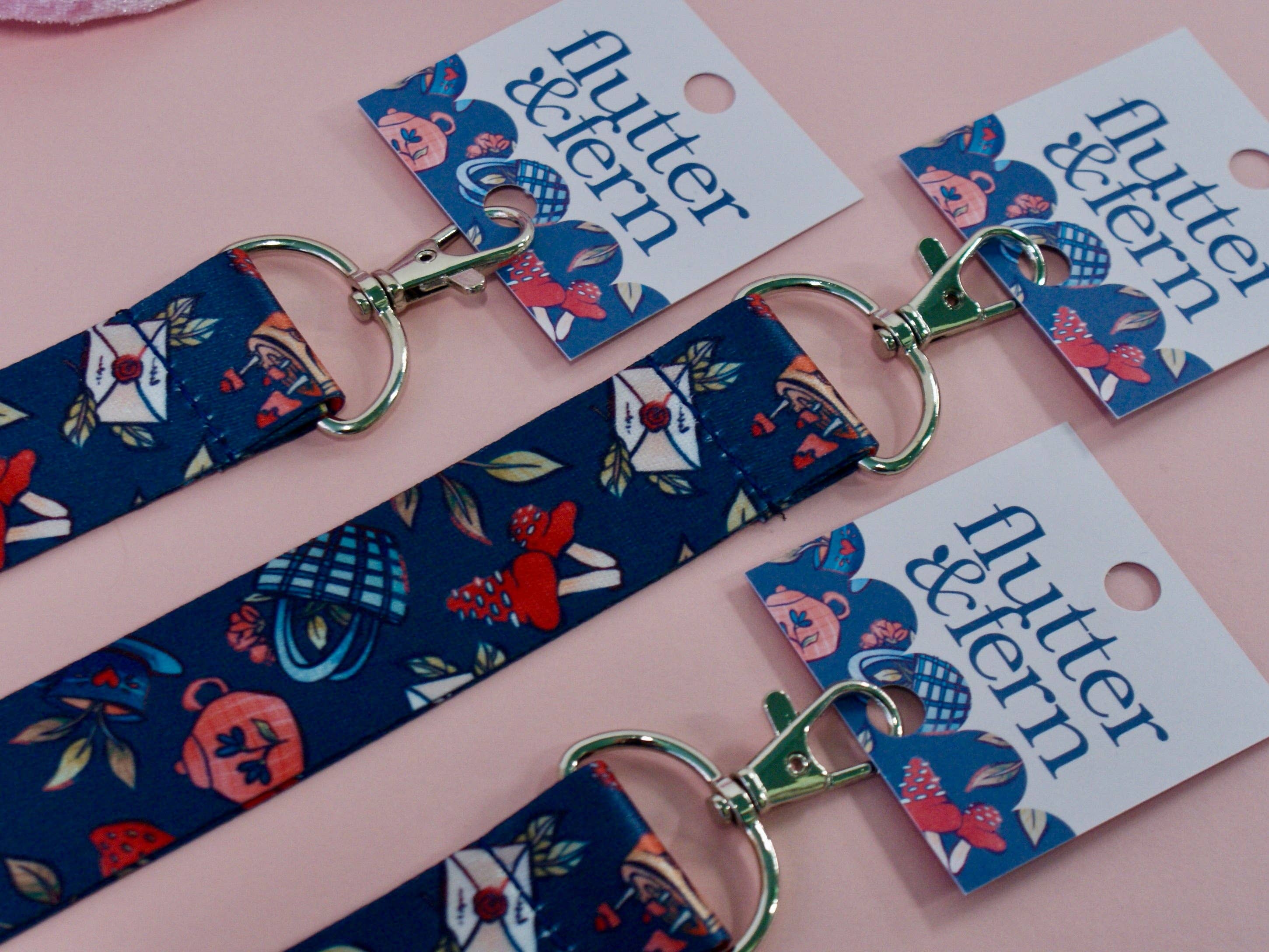 Flutter & Fern – wholesale Lanyard – Women’s – Cottagecore - Lanyard