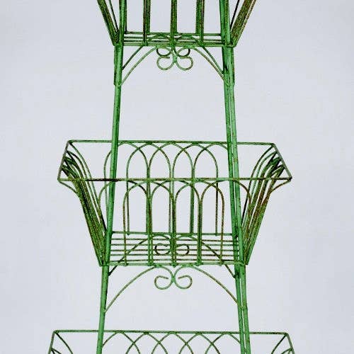 Garden Iron And More - Wholesale Basket - 3 Tier Square Basket Rack