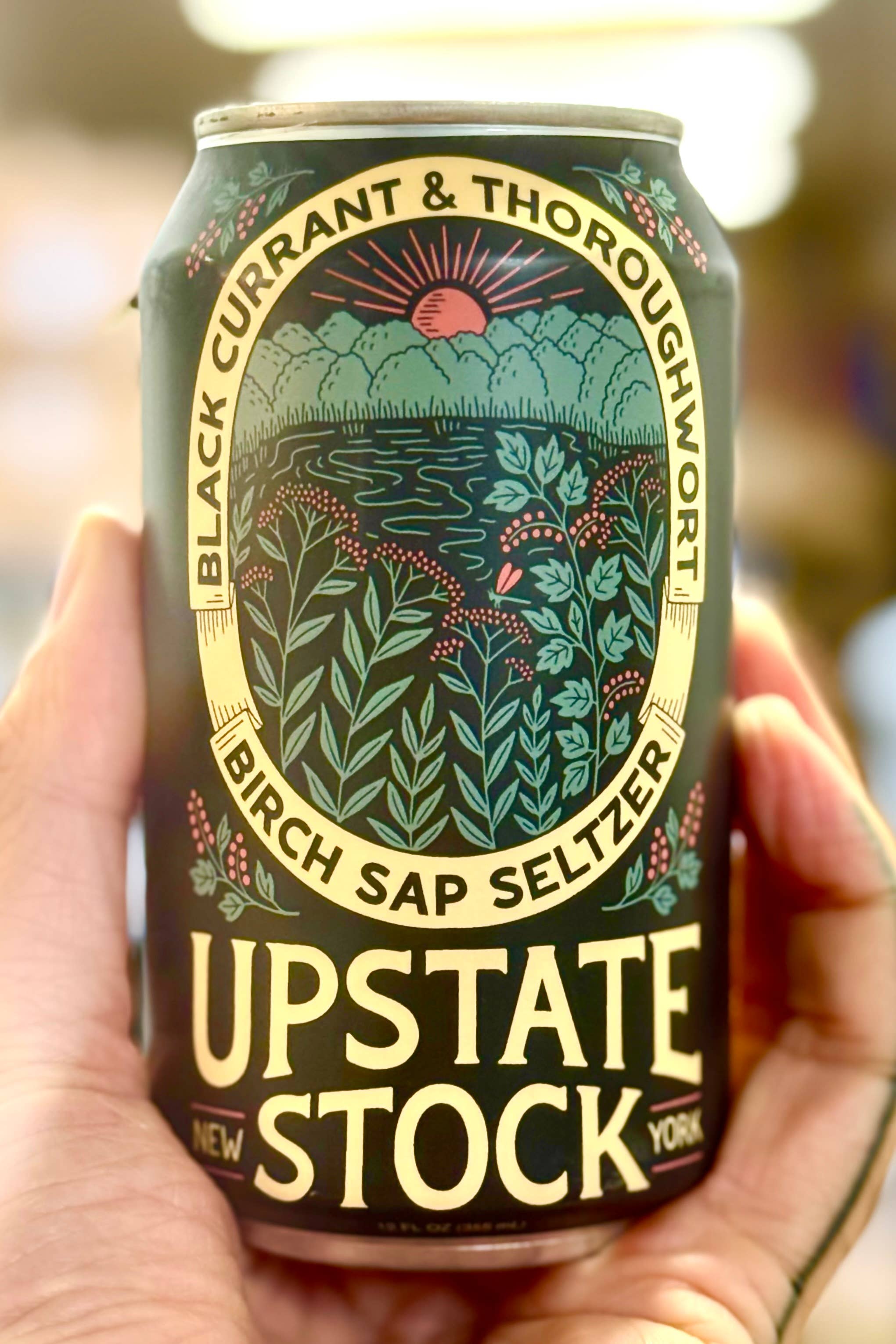 Upstate Stock Seltzers - Wholesale Soda/Carbonated Drink - BLACKCURRANT & THOROUGHWORT BIRCH SAP SELTZER - 12 Pack6