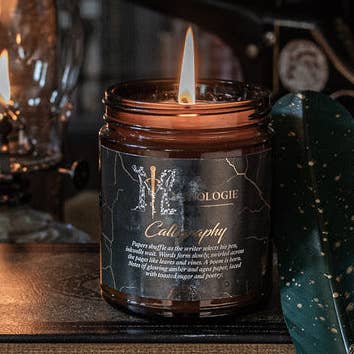 Calligraphy for wholesale by Mythologie Candles