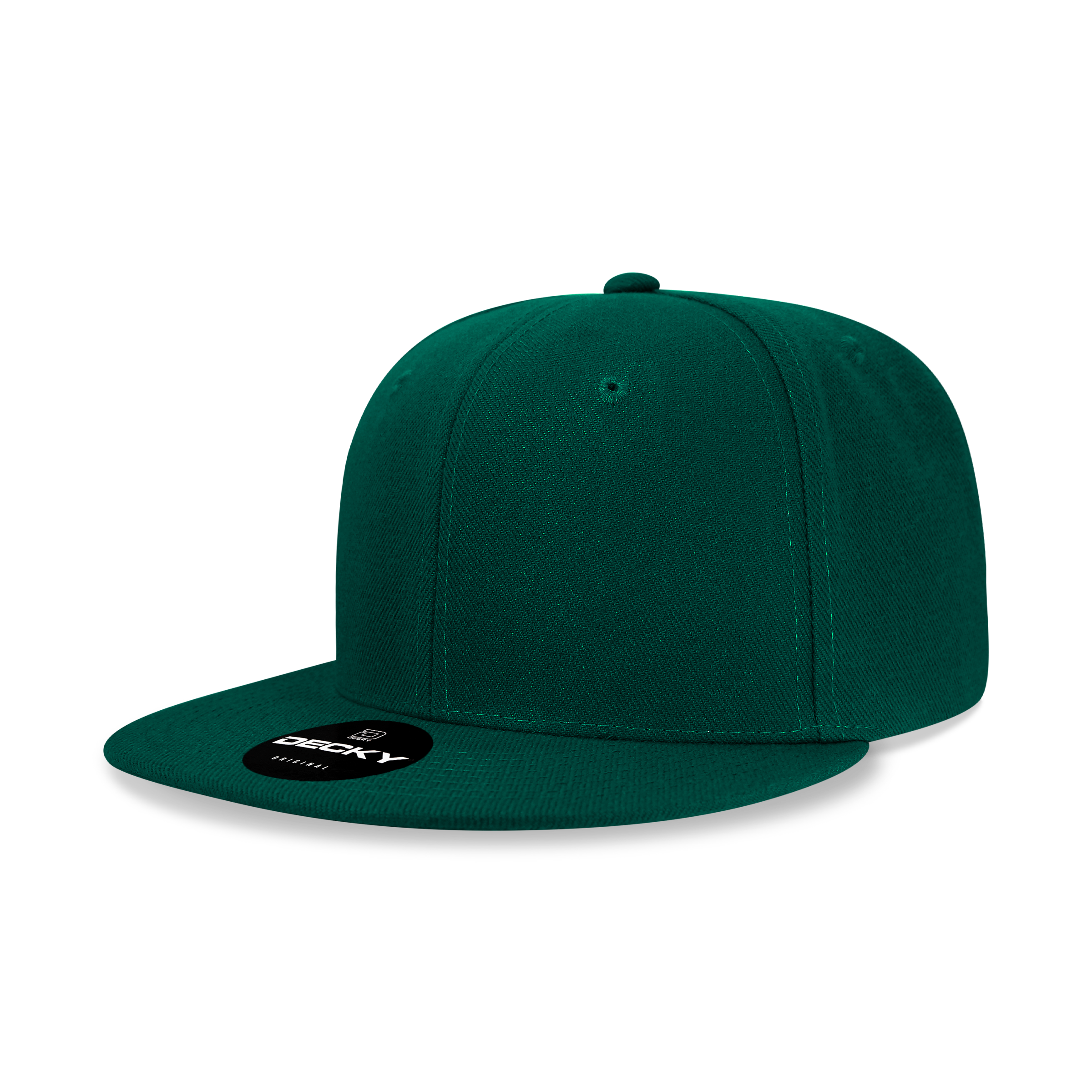The Park Wholesale - Wholesale Flat Brim Cap - Men's - Decky 6020 - High Profile 6 Panel Snapback, Flat Bill Hat - 602058