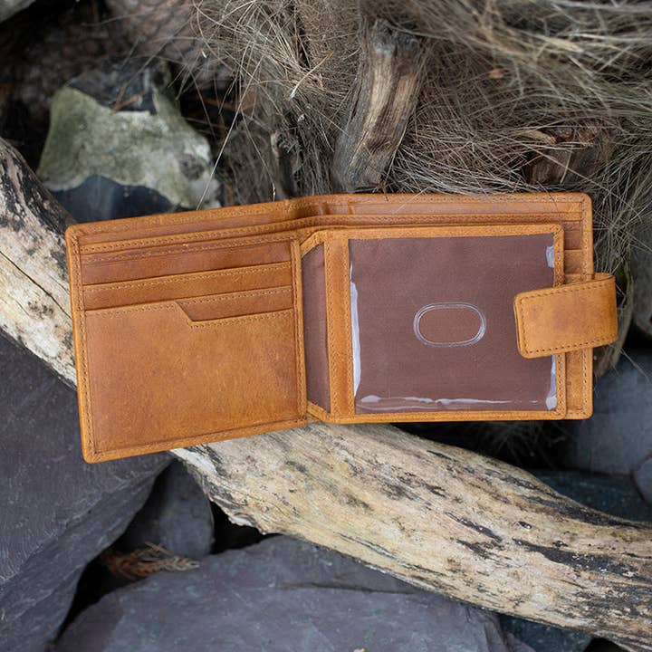 PRIMEHIDE - Wholesale Wallet - Men's - Alperto RFID Notecase Leather Wallet - 4269
